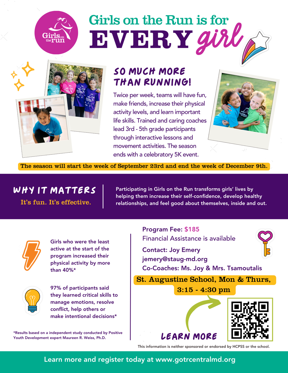 Girls On The Run Program 